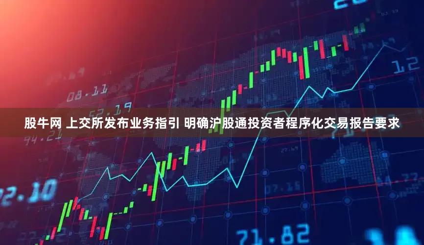 股牛网 上交所发布业务指引 明确沪股通投资者程序化交易报告要求